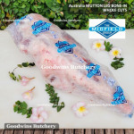 Mutton LEG BONE-IN kaki domba frozen Australia MIDFIELD whole cut 5-6 kg (price/kg)